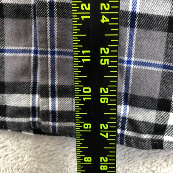 Levis Mens Shirt Small Long Sleeve Plaid Gray Button Down Top Classic Travel - Picture 4 of 13